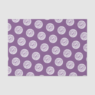 Lila Tissue Paper mit mehreren Sprachen Ruhe. Seidenpapier