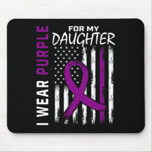 Lila Tochter Bauchspeicheldrüsenkrebs Bewusstsein Mousepad