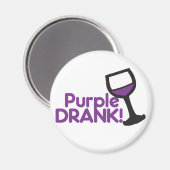 Lila Tod Magnet (Vorderseite/Rückseite)