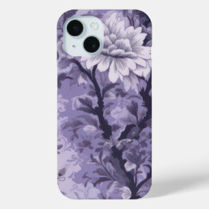 Lila Toile de Fleur Case-Mate iPhone Hülle