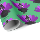 Lila Tom Türkei Geschenkpapier (Rolleneckpunkt)