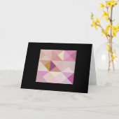 Lila Töne - Quilt-Square-Karte laden Karte (Gelbe Blume)