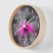 Lila-Töne Uhr (Winkel)