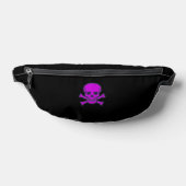 Lila Totenkopf Bauchtasche (Ablage )