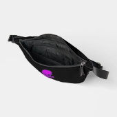 Lila Totenkopf Bauchtasche (Offen)
