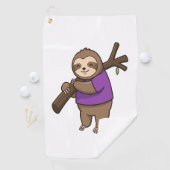 Lila Tragen von Schluchten-Bäumen Golfhandtuch (Insitu)