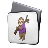 Lila Tragen von Schluchten-Bäumen Laptopschutzhülle (Vorderseite Links)