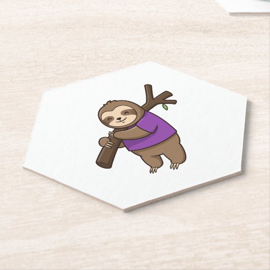 Lila Tragen von Schluchten-Bäumen Untersetzer (angewinkelt)