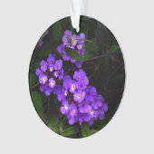 Lila Trailing Lantana #1 Ornament (Vorderseite)