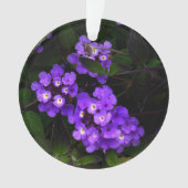 Lila Trailing Lantana #1 Ornament (Vorderseite)