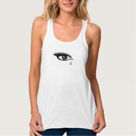 Lila Tränen Tank Top