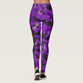 Lila trank Camouflage-Leggings Leggings (Rückseite)