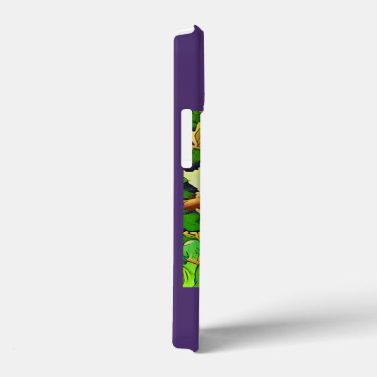 Lila Trauben auf Grapevine Case-Mate iPhone Hülle (Rückseite / Rechts)