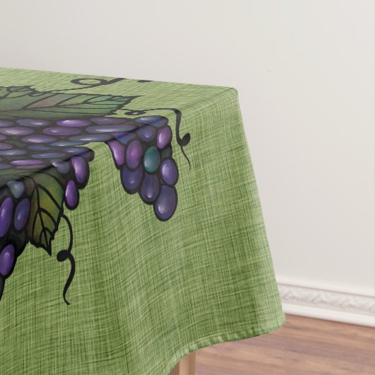 Lila Trauben, Cotton Tablecloth, 52"x70" Tischdecke (Beispiel)