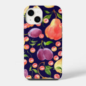 Lila Trauben Frucht | iPhone 14 Case-Mate Hülle (Rückseite)