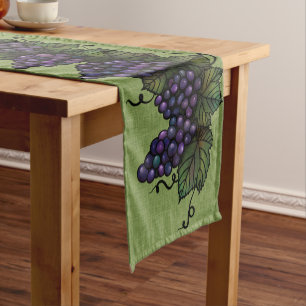 Lila Trauben, Geschenk, 14" X 72" Tischläufer