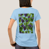 Lila Trauben Grapevine Women's Basic T - Shirt (Rückseite)