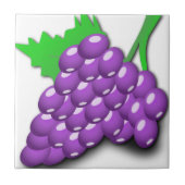 Lila Trauben-Gruppe Fliese (Vorderseite)