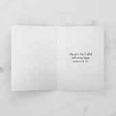 lila Trauben in der antiken Milch können Karte (Innenseite)