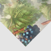 Lila Trauben in Nebel Seidenpapier (Ausschnitt)