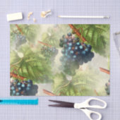 Lila Trauben in Nebel Seidenpapier (Handwerk)