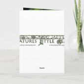 Lila Trauben Karte (Rückseite)