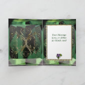 Lila Trauben Karte (Innenseite)