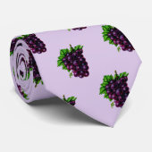 Lila Trauben Krawatte (Gerollt)
