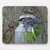 Lila Trauben Mousepad (Vorne)