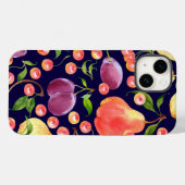 Lila Trauben Obst | iPhone 14 Case-Mate Hülle (Rückseite (Horizontal))