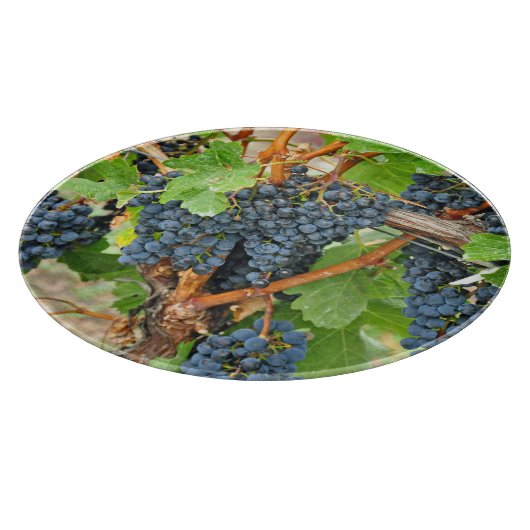 Lila Trauben Schneidebrett (Ecke)