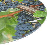 Lila Trauben Schneidebrett (Ecke)