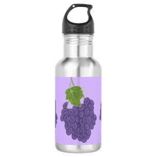 Lila Trauben Wasserflaschen Edelstahlflasche