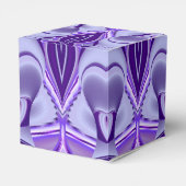 Lila Traum, Abstrakte Fantasie Rainbow Art Geschenkschachtel (Rückseite)