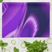 Lila Traum, Abstrakte Fantasie Rainbow Art Geschirrtuch (Gefaltet)