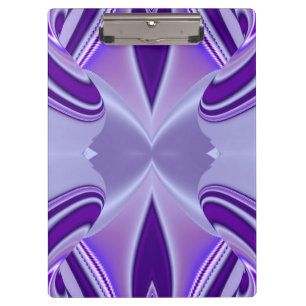 Lila Traum, Abstrakte Fantasie Rainbow Art Klemmbrett