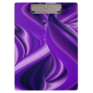 Lila Traum, Abstrakte Fantasie Rainbow Art Klemmbrett