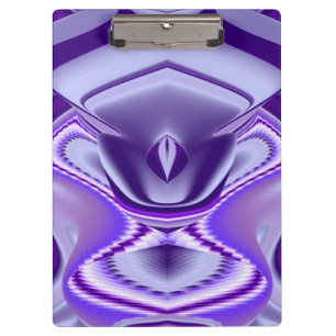 Lila Traum, Abstrakte Fantasie Rainbow Art Klemmbrett