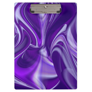 Lila Traum, Abstrakte Fantasie Rainbow Art Klemmbrett