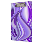 Lila Traum, Abstrakte Fantasie Rainbow Art Klemmbrett (Links)