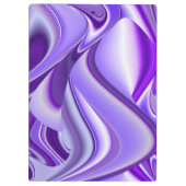 Lila Traum, Abstrakte Fantasie Rainbow Art Klemmbrett (Rückseite)