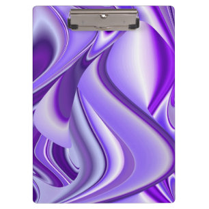 Lila Traum, Abstrakte Fantasie Rainbow Art Klemmbrett