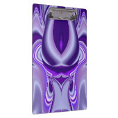 Lila Traum, Abstrakte Fantasie Rainbow Art Klemmbrett (Rechts)