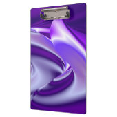 Lila Traum, Abstrakte Fantasie Rainbow Art Klemmbrett (Links)