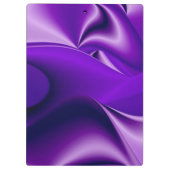 Lila Traum, Abstrakte Fantasie Rainbow Art Klemmbrett (Rückseite)