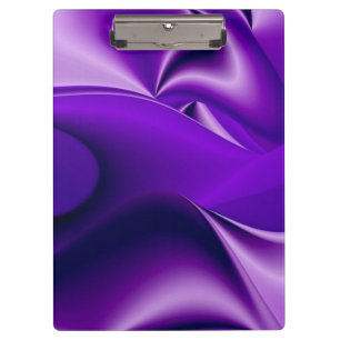 Lila Traum, Abstrakte Fantasie Rainbow Art Klemmbrett