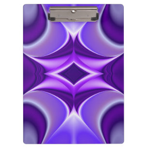 Lila Traum, Abstrakte Fantasie Rainbow Art Klemmbrett