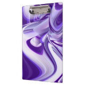 Lila Traum, Abstrakte Fantasie Rainbow Art Klemmbrett (Links)