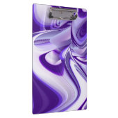 Lila Traum, Abstrakte Fantasie Rainbow Art Klemmbrett (Rechts)