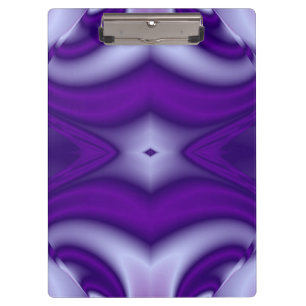 Lila Traum, Abstrakte Fantasie Rainbow Art Klemmbrett